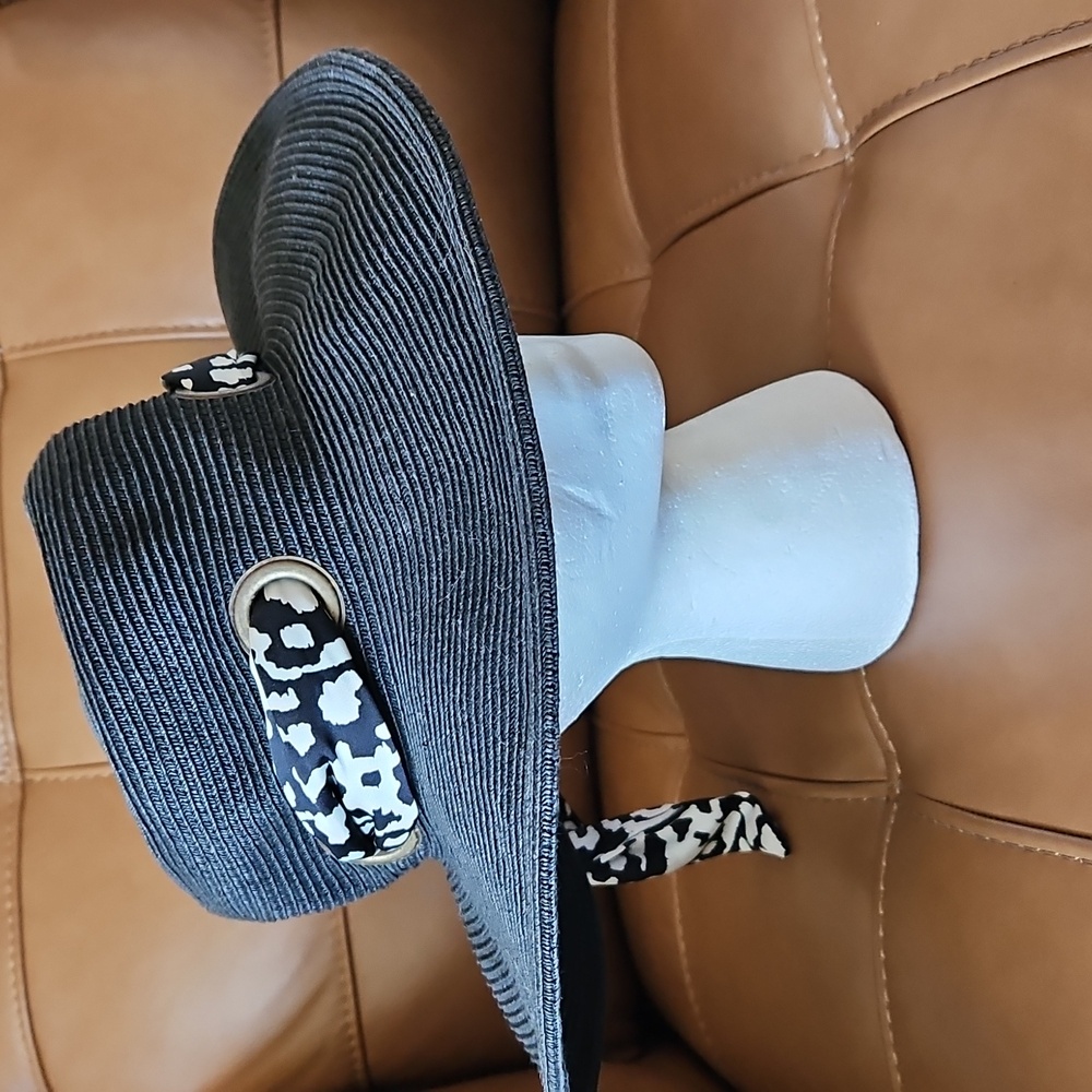 San Diego Hat Co Stylish Black and White Women's Sun Hat One SIZE